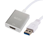 Gizzu USB3.0 to HDMI Adapter - Silver - Silver