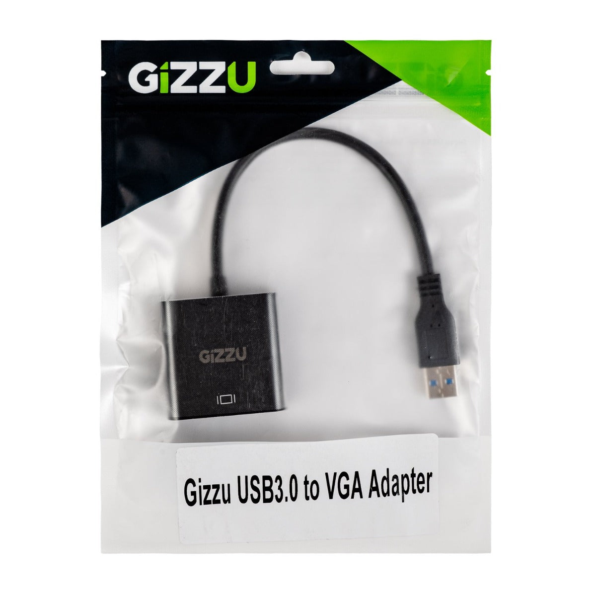 Gizzu USB3.0 to VGA Adapter - Black