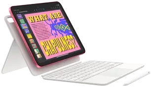Showcasing iPad, Magic Keyboard Folio and Apple Pencil