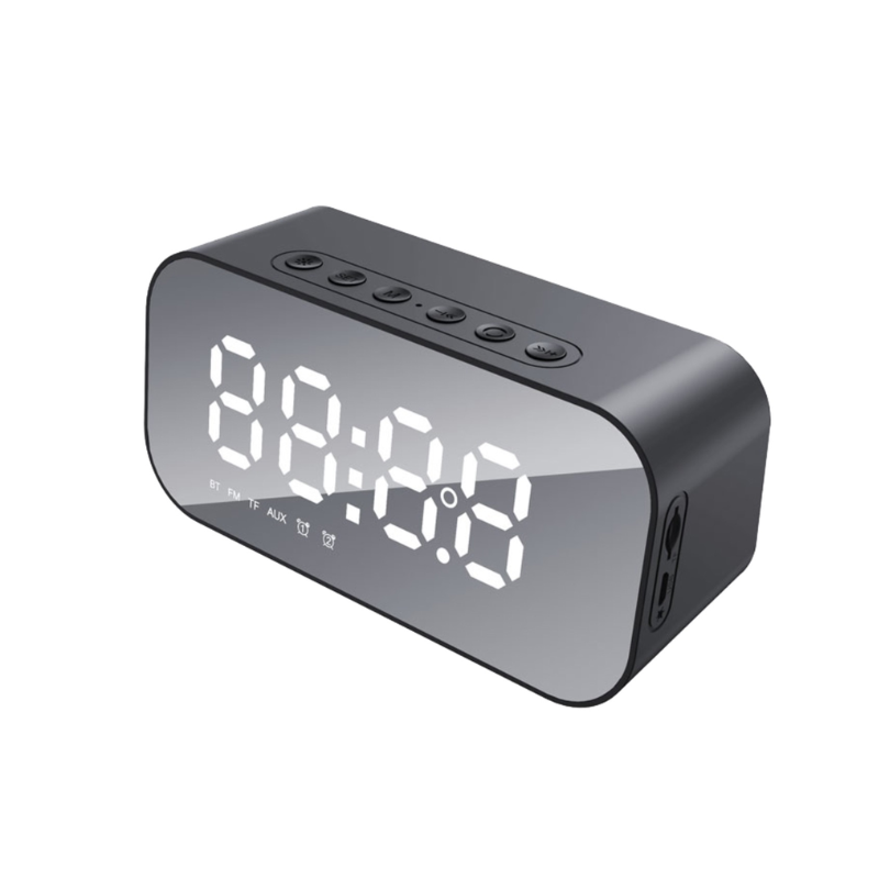 Havit Alarm Clock & Wireless Speaker - Black