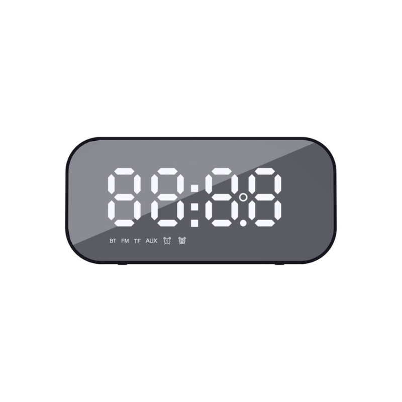 Havit Alarm Clock & Wireless Speaker - Black