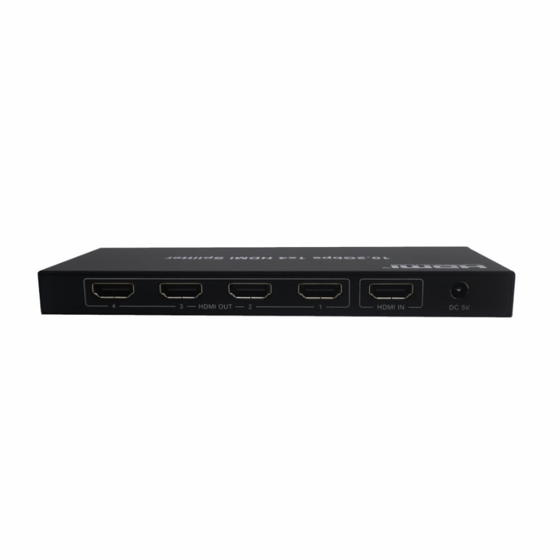 HDCVT 1x4 HDMI 1.4 Splitter 4K with EDID Management - Black
