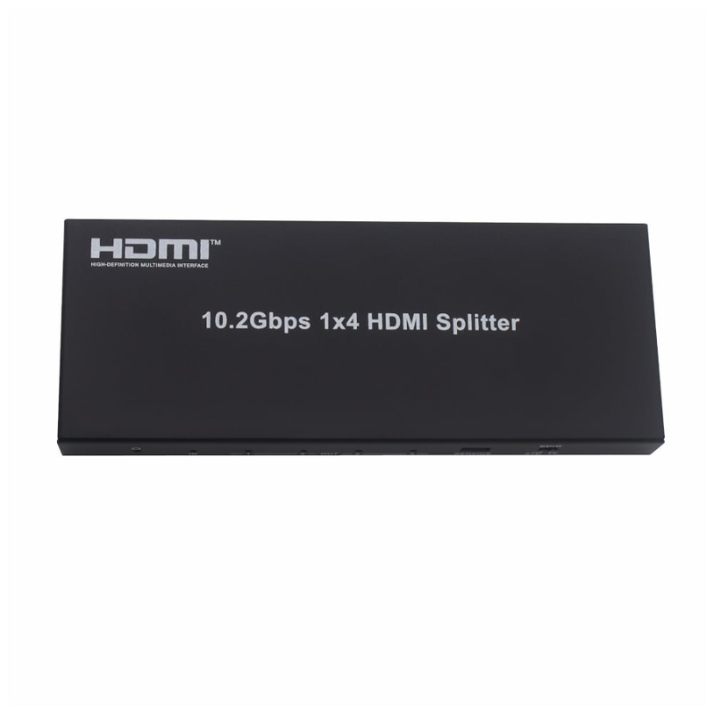HDCVT 1x4 HDMI 1.4 Splitter 4K with EDID Management - Black