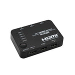 HDCVT HDMI 5 x 1 Switch - Black - Black