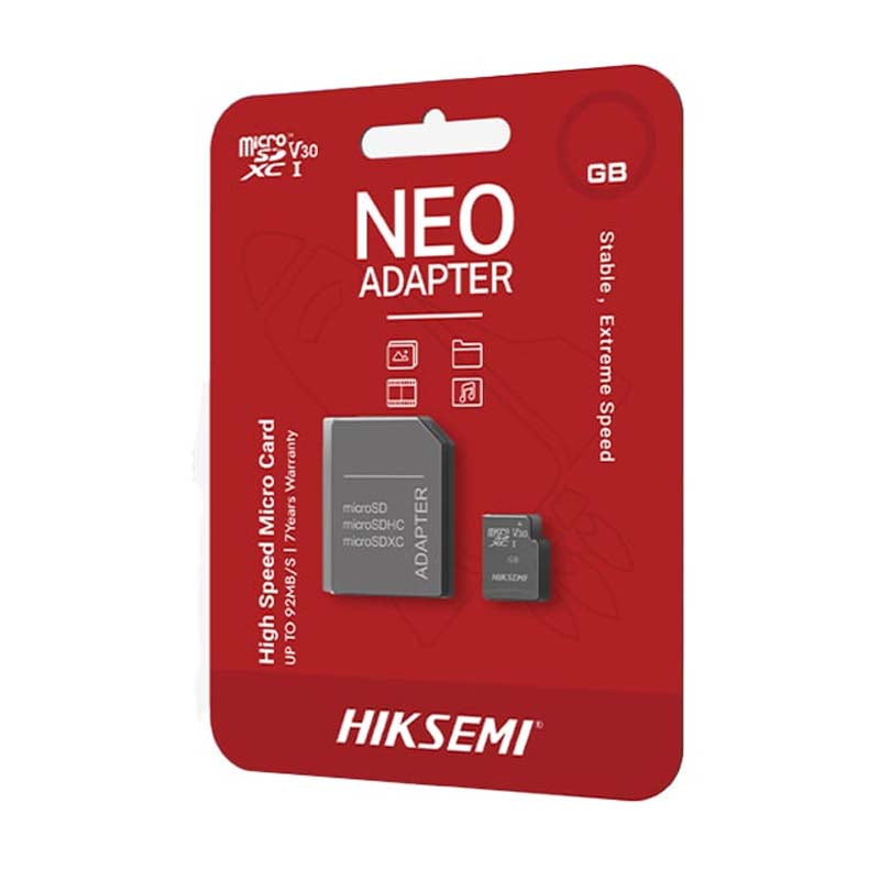 Hiksemi C1 64GB Micro SD Card with Adapter - Black - Black