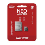 Hiksemi Neo 32GB Consumer Class10 MicroSDHC Card with Adapter - Black