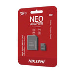 Hiksemi Neo 8GB Consumer Class10 MicroSDHC Card with Adapter - Black