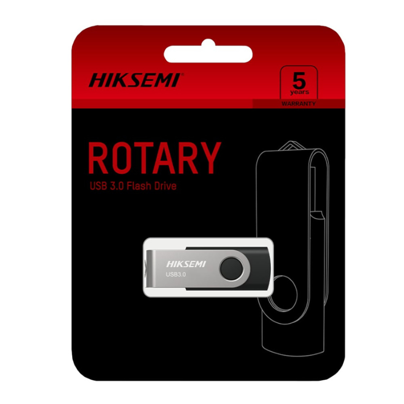 Hiksemi Rotary Series 32GB USB3.0 Flash Drive - Black