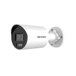 Hikvision 4MP 4mm Powered by Darkfighter Fixed Mini Bullet Network Camera - White - White