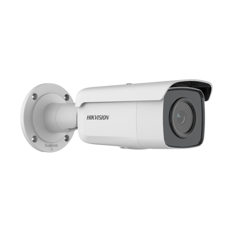Hikvision 4MP Acusense Fixed Bullet Network Camera - White