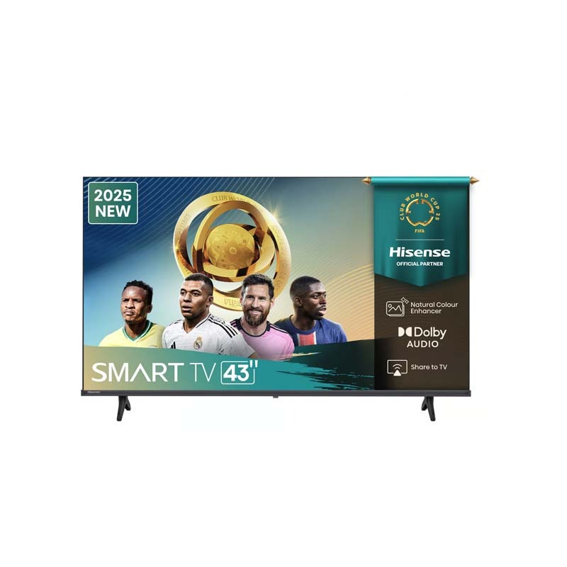 Hisense 43A4Q 43 Inch FHD VIDAA Smart TV - Black