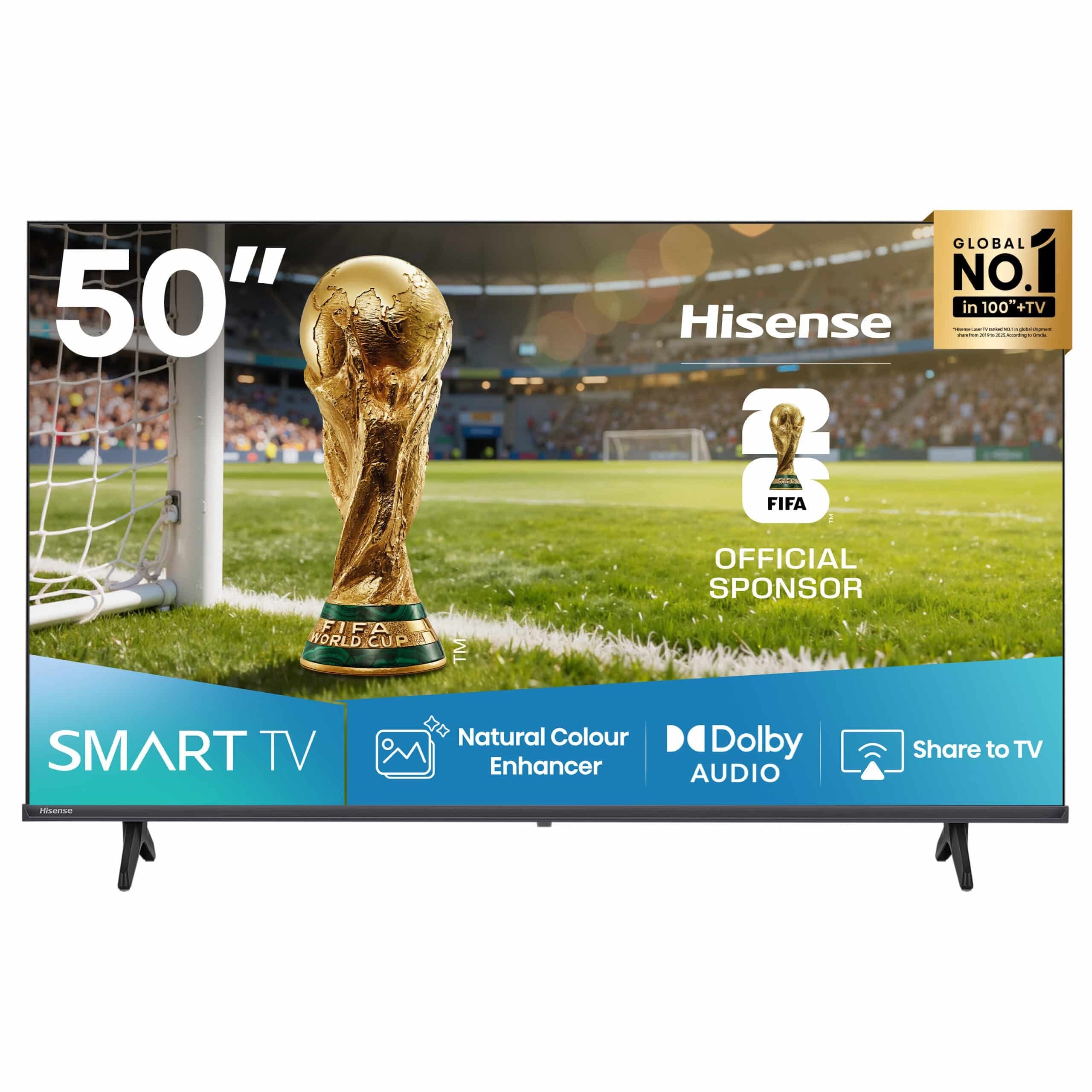 Hisense 50A4Q | 50″ FHD VIDAA Smart TV - Black