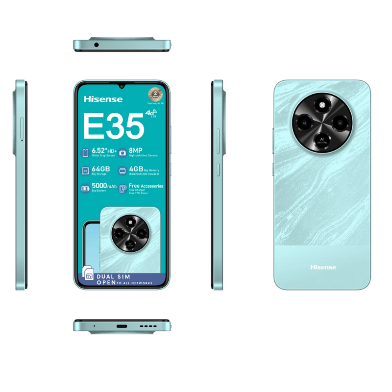 Hisense E35 4G 64GB Dual Sim - Blue - Blue