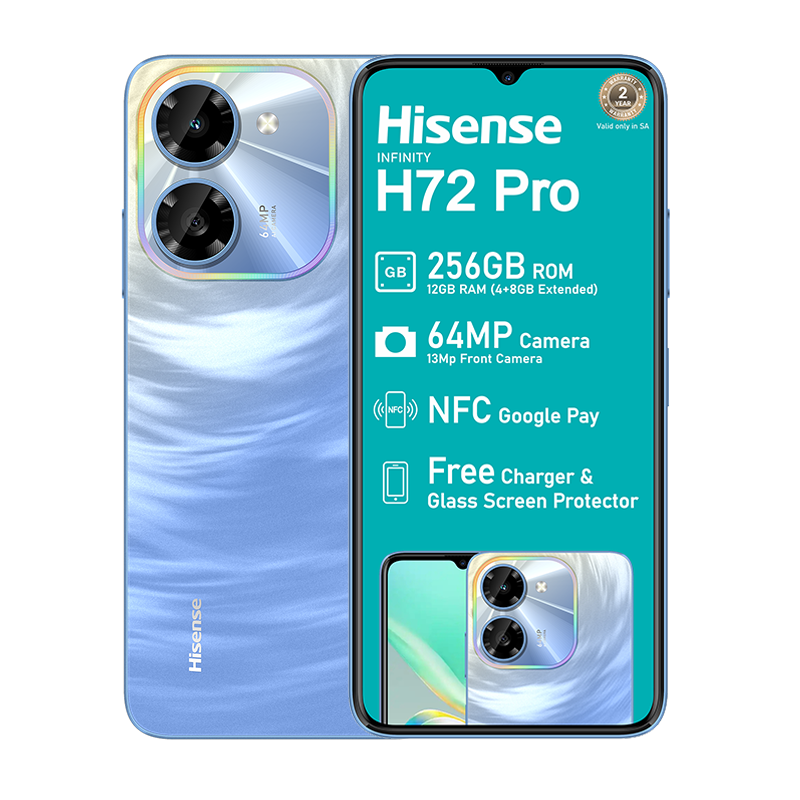 Hisense H72 Pro 4G Dual Sim 256GB - Blue - Blue