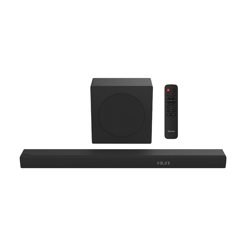 Hisense HS3100 3.1 Channel 480W Soundbar with Subwoofer - Black