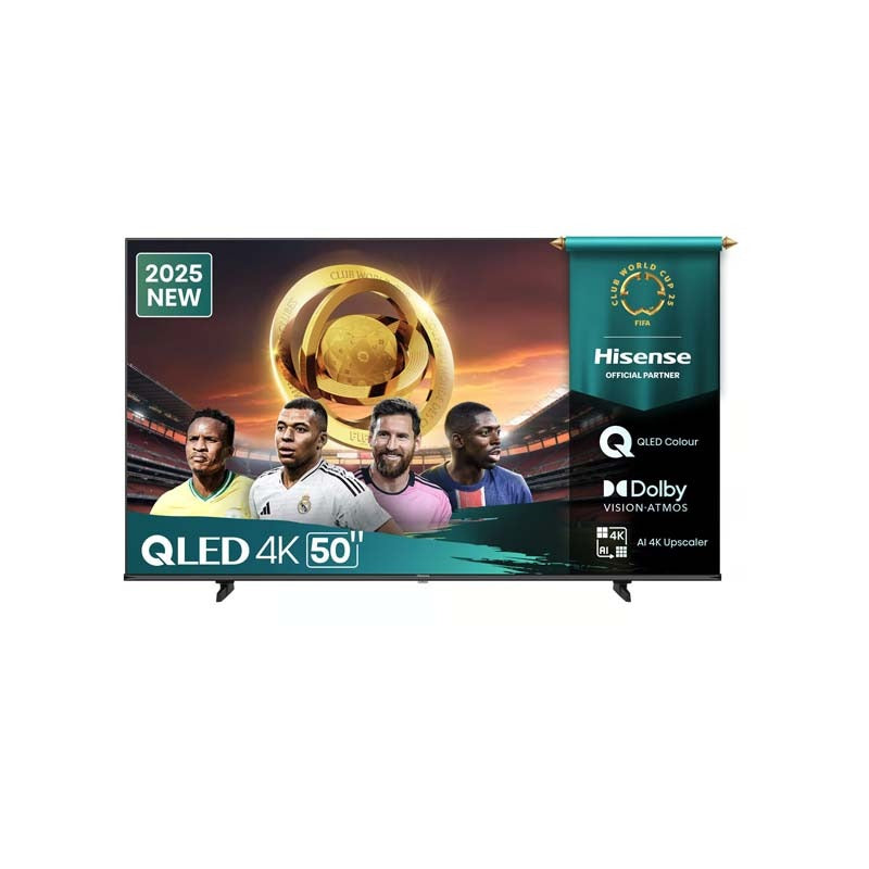 Hisense Q6Q 50 Inch QLED 4K 60Hz Smart TV - Black