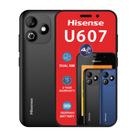 Hisense U607 4G Dual Sim 8GB Vodacom Network Locked - Black - Black