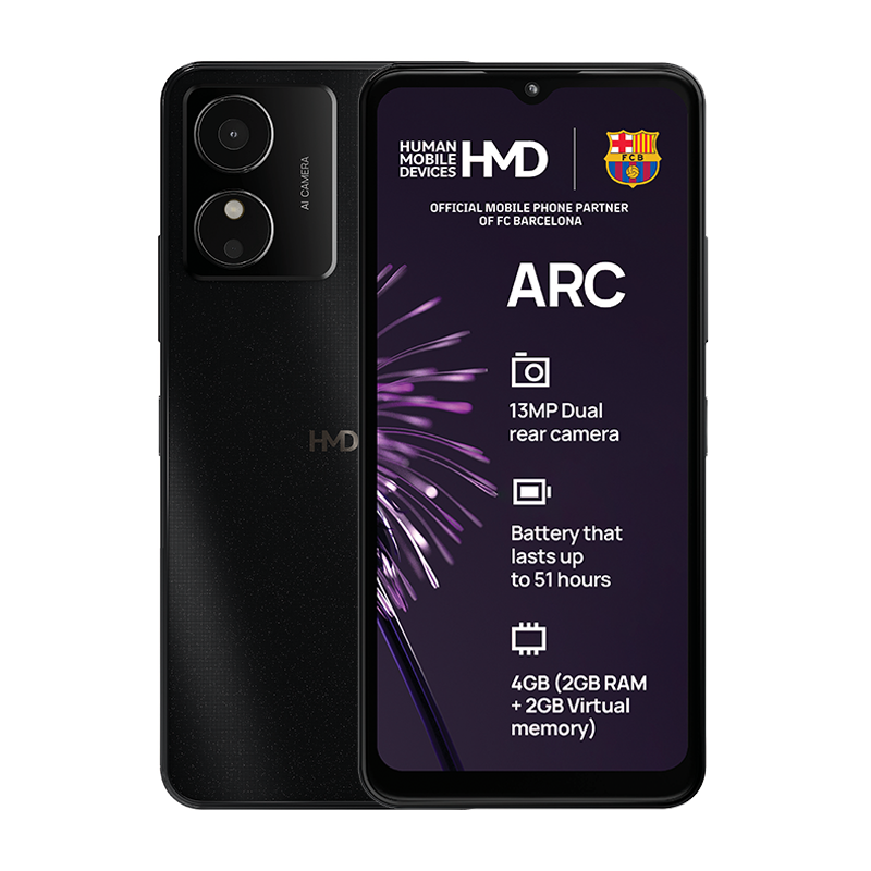 HMD Arc 4G Dual Sim 64GB - Black - Black