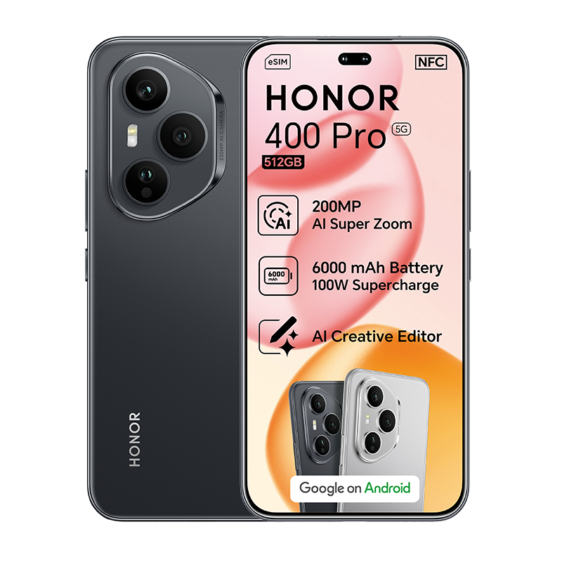 Honor 400 Pro 5G Dual Sim 512GB - Black - Black