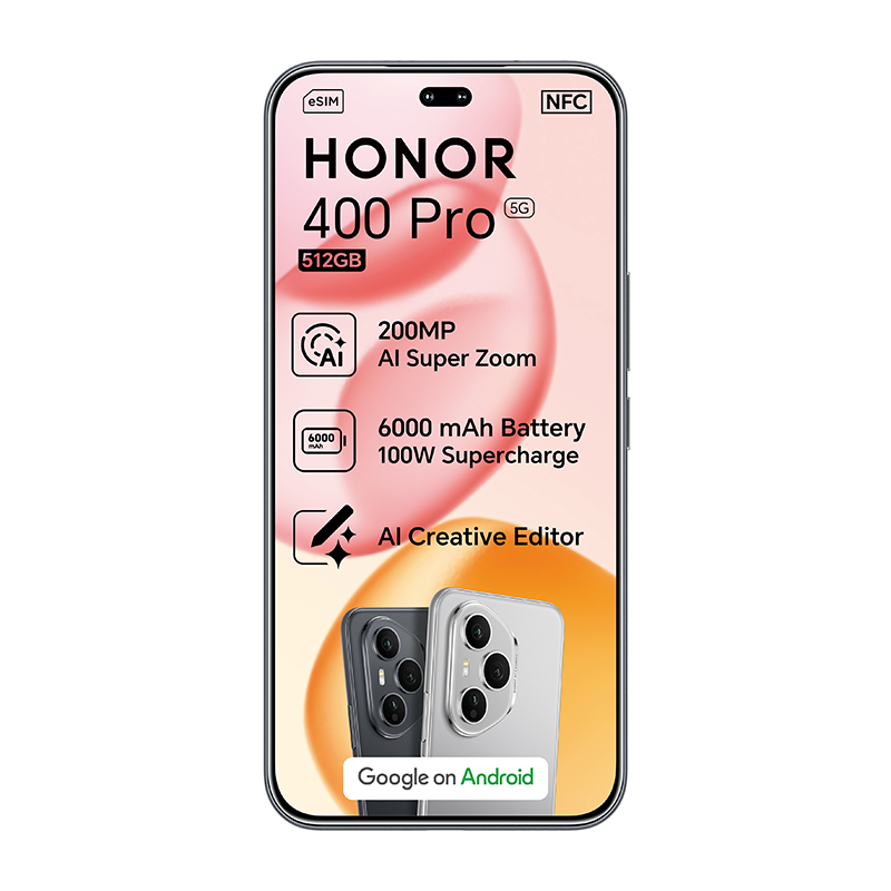 Honor 400 Pro 5G Dual Sim 512GB - Black - Black