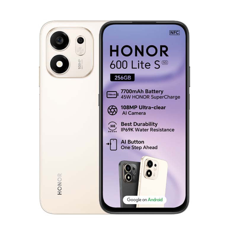 Honor 600 Lite S 5G Dual Sim 256GB - Desert Gold - Desert Gold