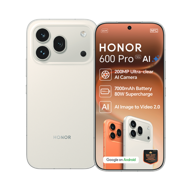 Honor 600 Pro 5G Dual Sim 512GB - Golden White