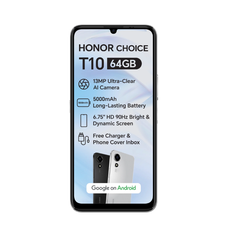 Honor Choice T10 Dual Sim 64GB - Silver