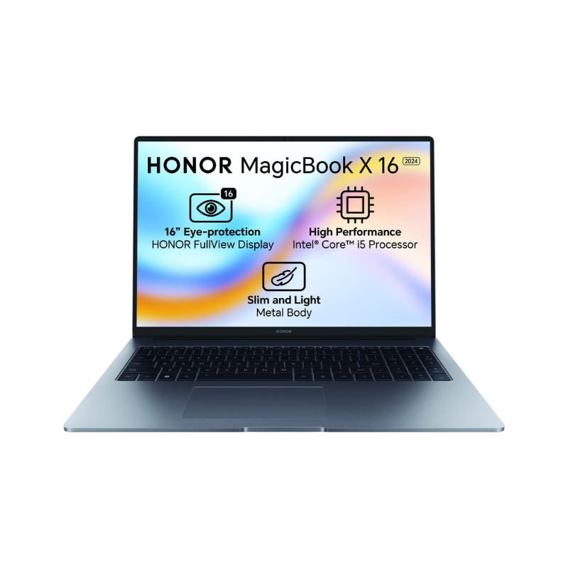 Honor Magicbook X16 i5 512GB Windows 11 Home +Bag + Mouse - Gray