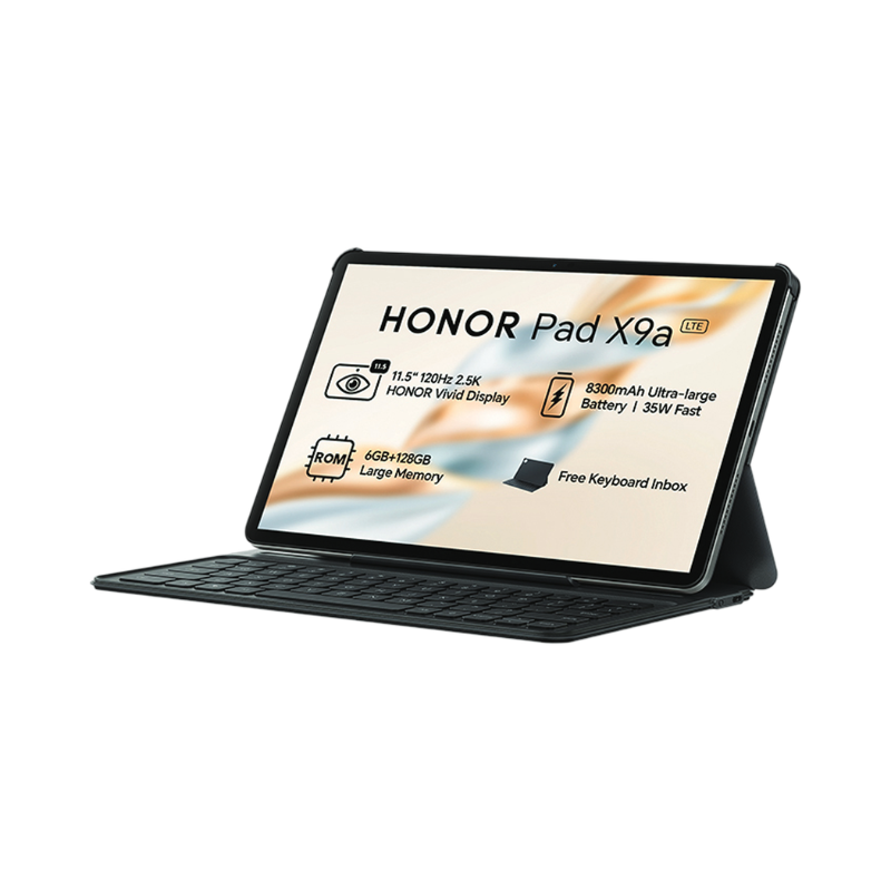 Honor Pad X9a 4G 128GB + KeyBoard - Space Grey - Space Grey