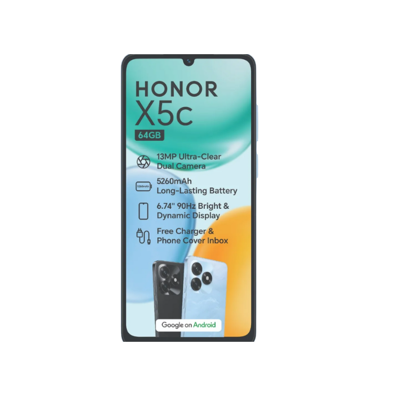 Honor X5c 4G Dual Sim 64GB - Blue - Blue