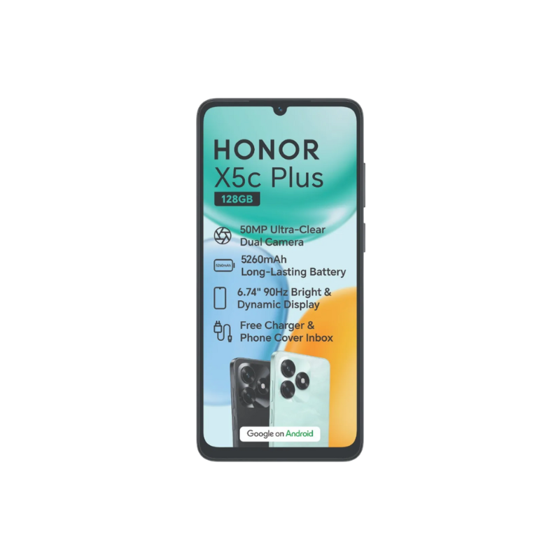 Honor X5c Plus 4G Dual Sim 128GB - Midnight Black - Black