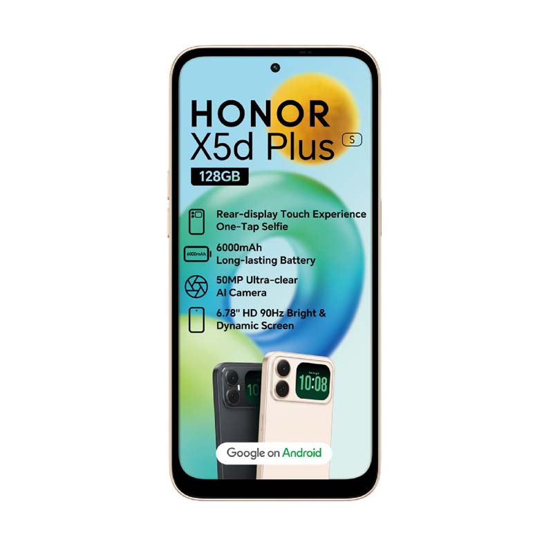 Honor X5d Plus s 4G Dual Sim 128GB - Midnight Black - Midnight Black