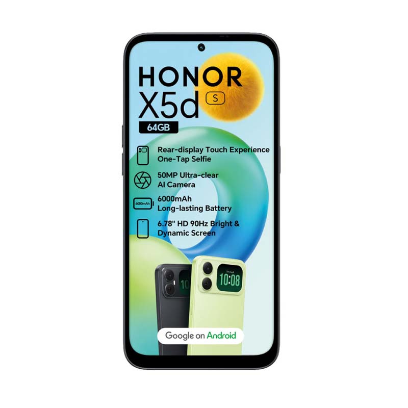 Honor X5d s 4G Dual Sim 64GB - Midnight Black - Midnight Black