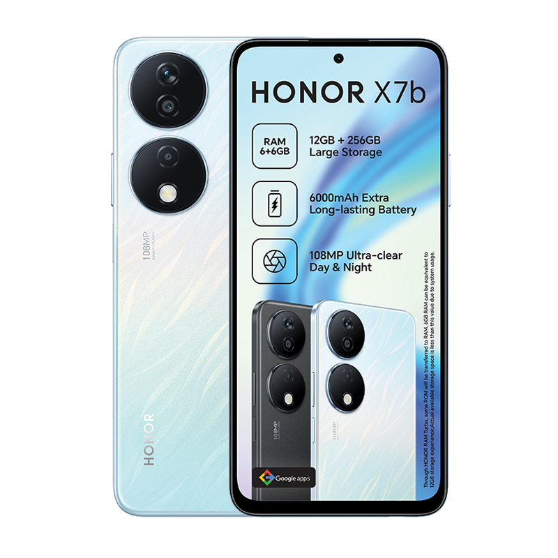 Honor X7b 4G Dual Sim 256GB - Silver - Silver