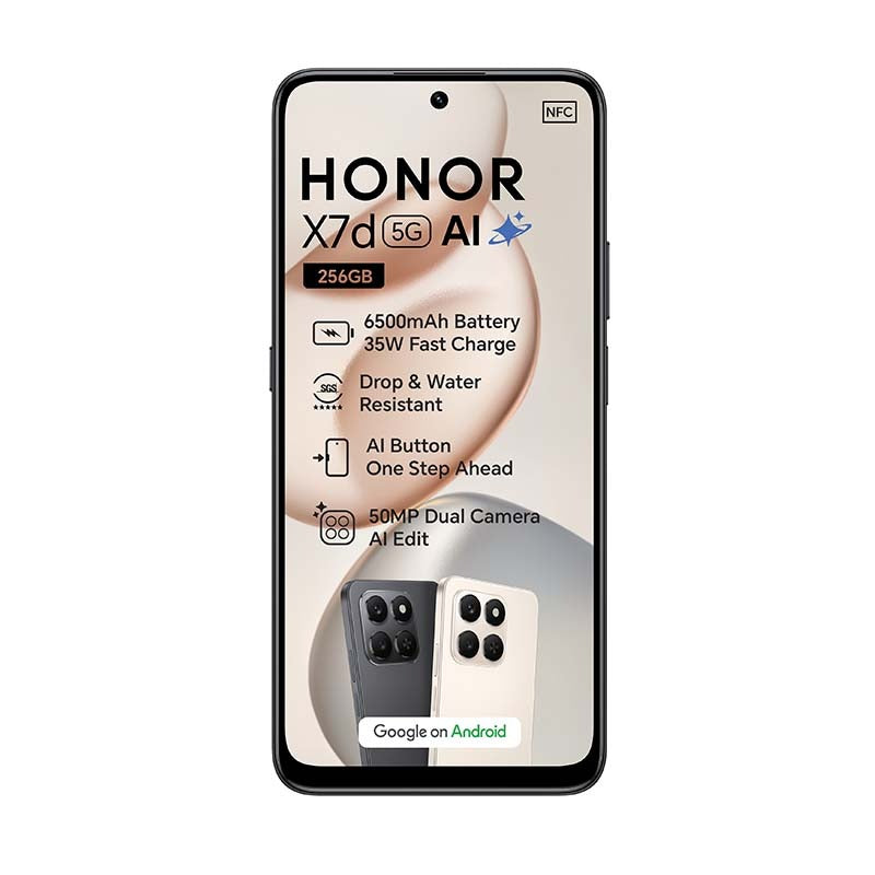 Honor X7d 5G Dual Sim 256GB - Black - Black