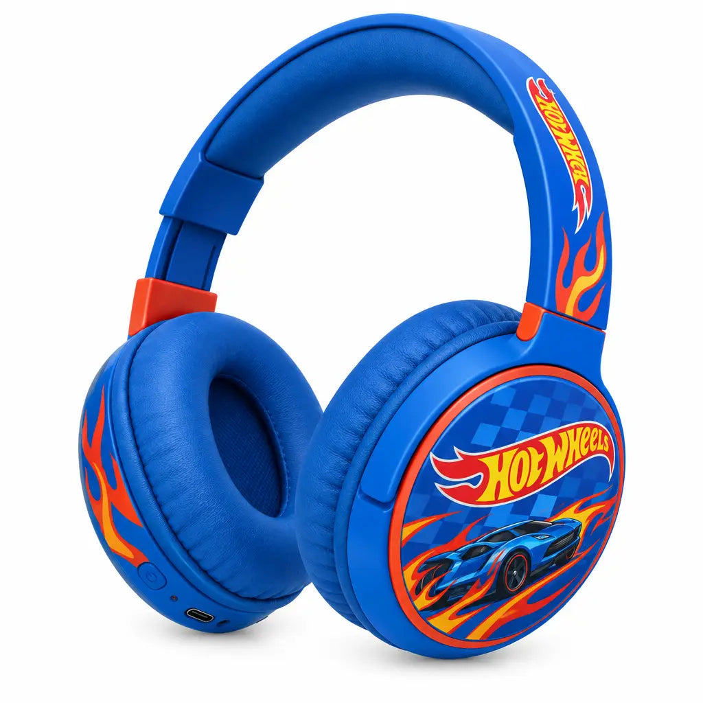 Hot Wheels Kids Wireless Headphones - Blue