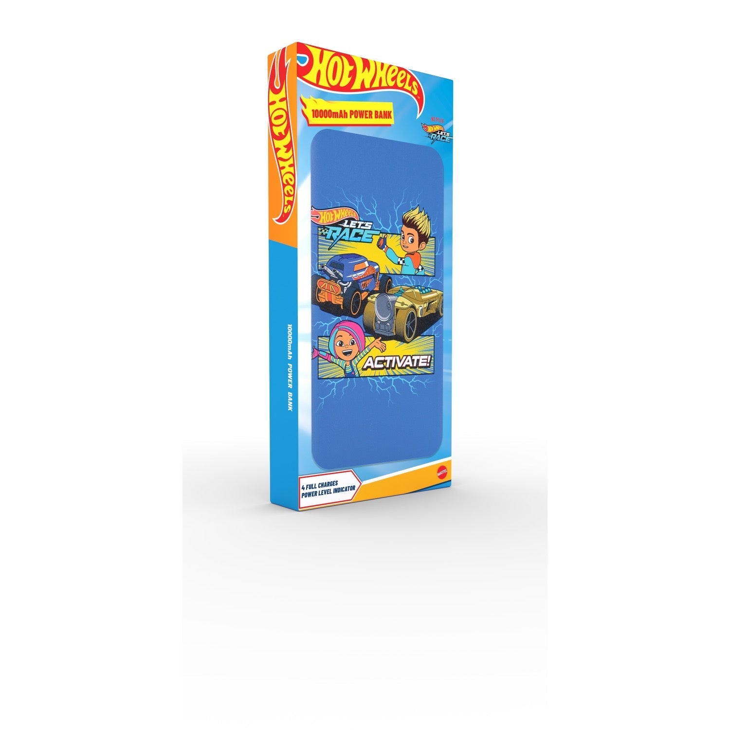 Hot Wheels PD Power Bank 10000mAh - Blue - Multicolour