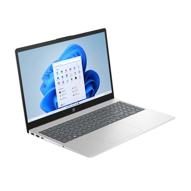 HP 15-fc0105ni 15.6-inch FHD Laptop - AMD Ryzen 5 7520U 512GB SSD 16GB RAM Win 11 Home Natural Silver - Silver
