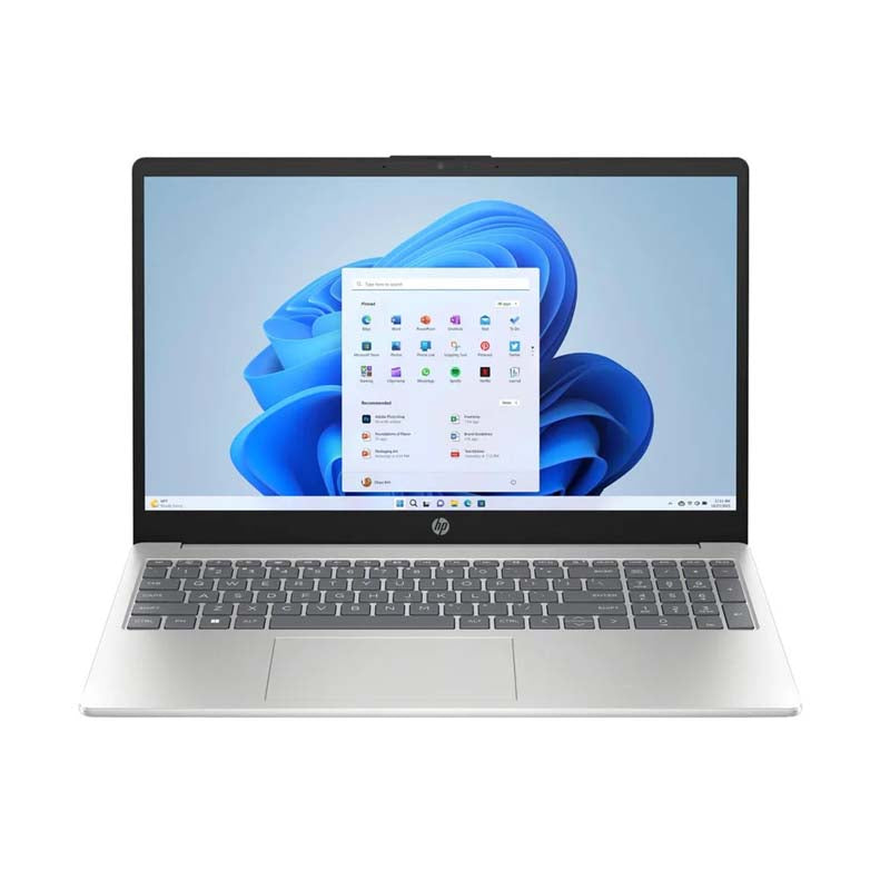 HP 15-fd1053ni 15.6-inch FHD Laptop - Intel Core 7 150U 512GB SSD 16GB RAM Win 11 Home Natural Silver - Silver