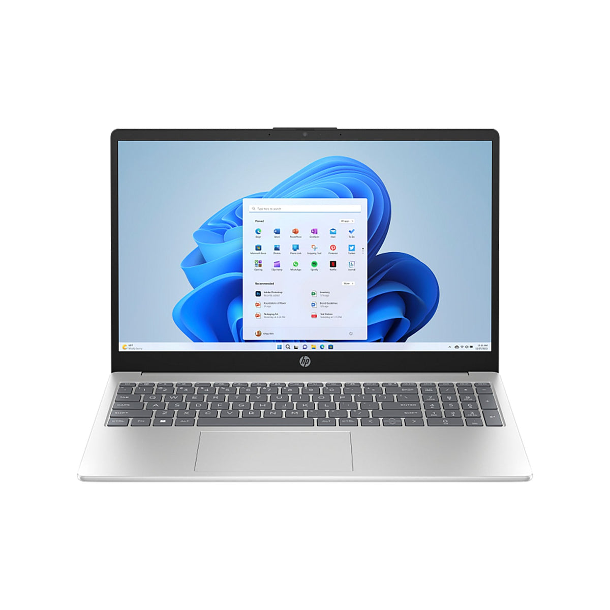 HP 15S 15.6’’ FHD UltraSlim AI Ultra 7-225U 16GB 512GB Windows 11 Home Notebook - Silver - Natural Silver