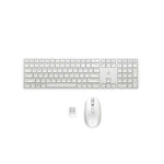 HP 655 Wireless Keyboard and Mouse Combo - White - White