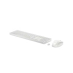 HP 655 Wireless Keyboard and Mouse Combo - White - White