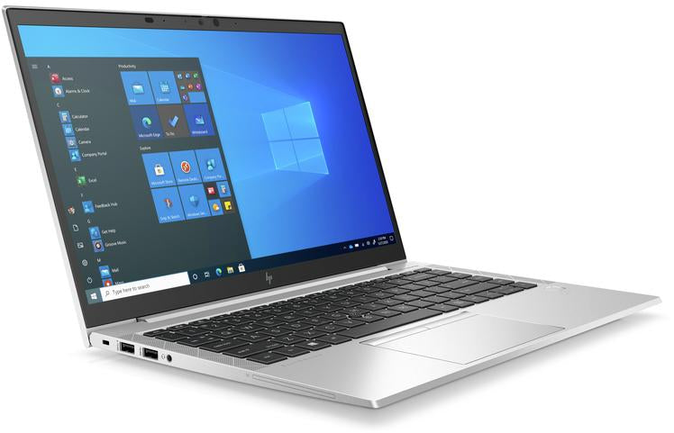 HP Elitebook 840 14 Inch i5 Laptop 8GB RAM 256GB SSD Windows 11 Pro - Silver - Silver