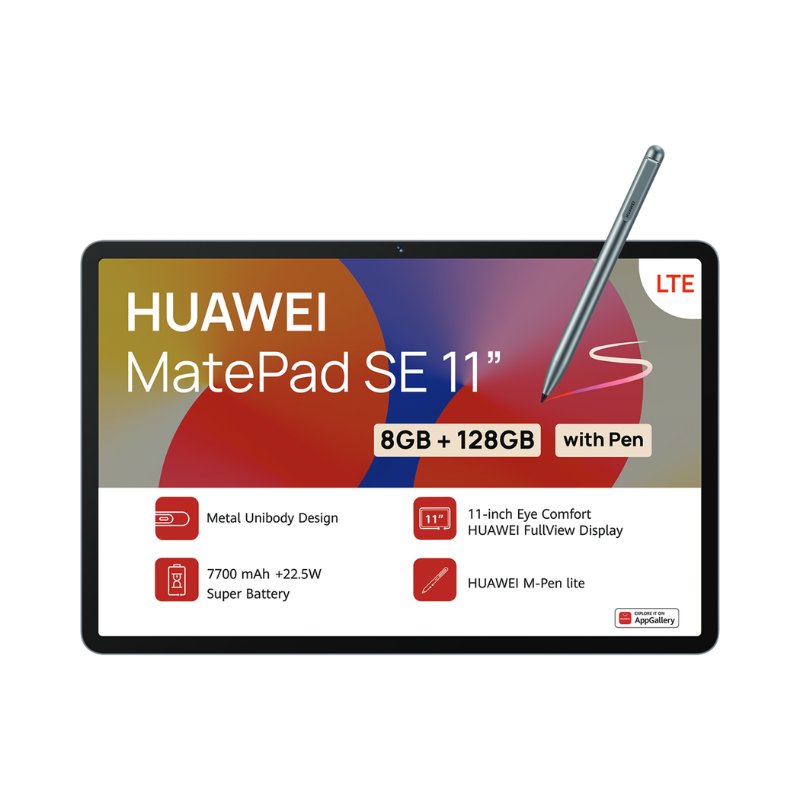 Huawei Matepad SE 11 4G 128GB With Pen- Grey