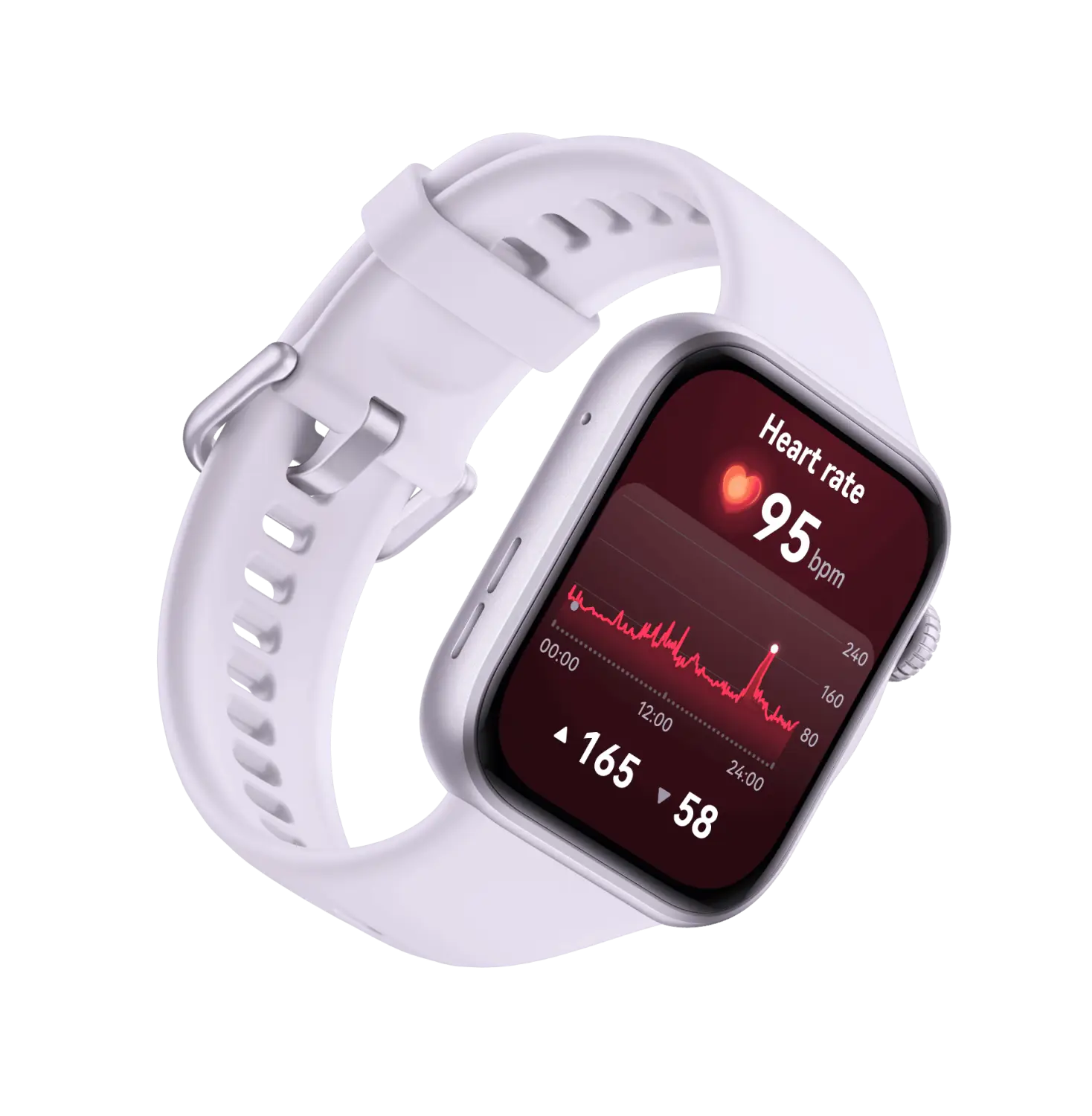 HUAWEI WATCH FIT 5 screen showing heart rate monitoring feature