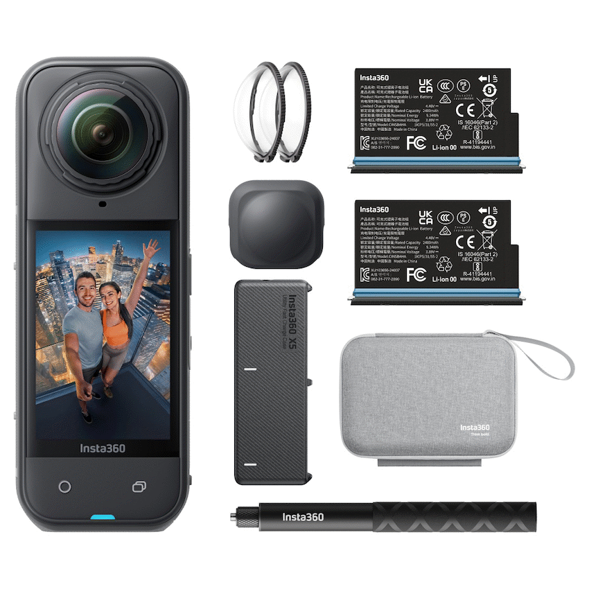 Insta360 X5 Essential Bundle - Black - Black