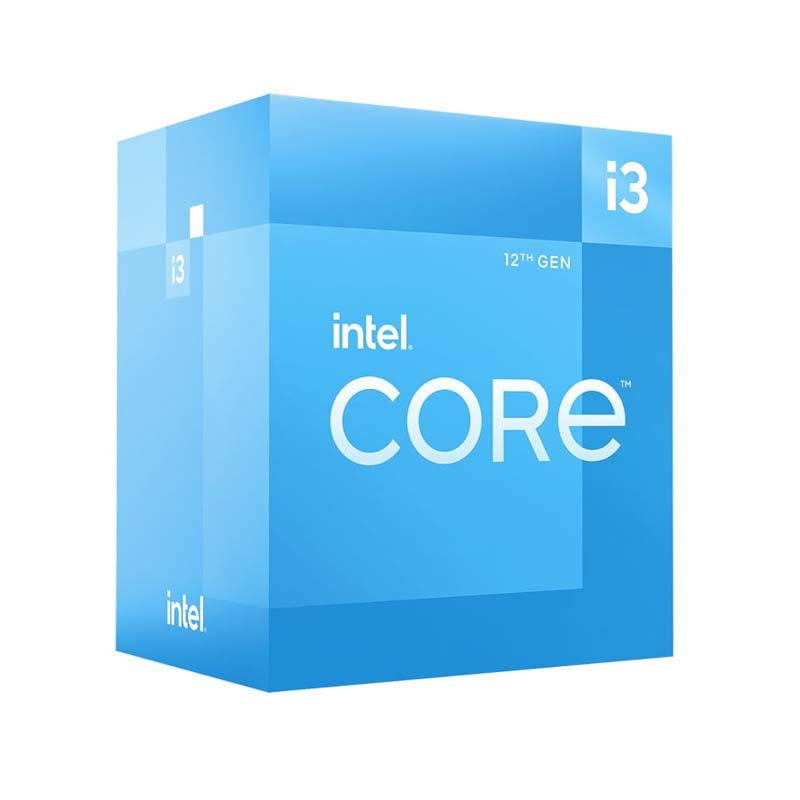 Intel 12th Gen Core i3-12100 LGA1700 3.3GHz 4-Core CPU - Blue