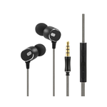 INTOUCH Explosive Wired Earphones - Black & Silver - Black