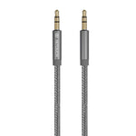 Intouch Type C Braided Cable & 3.5mm Audio Cable - Silver - Silver