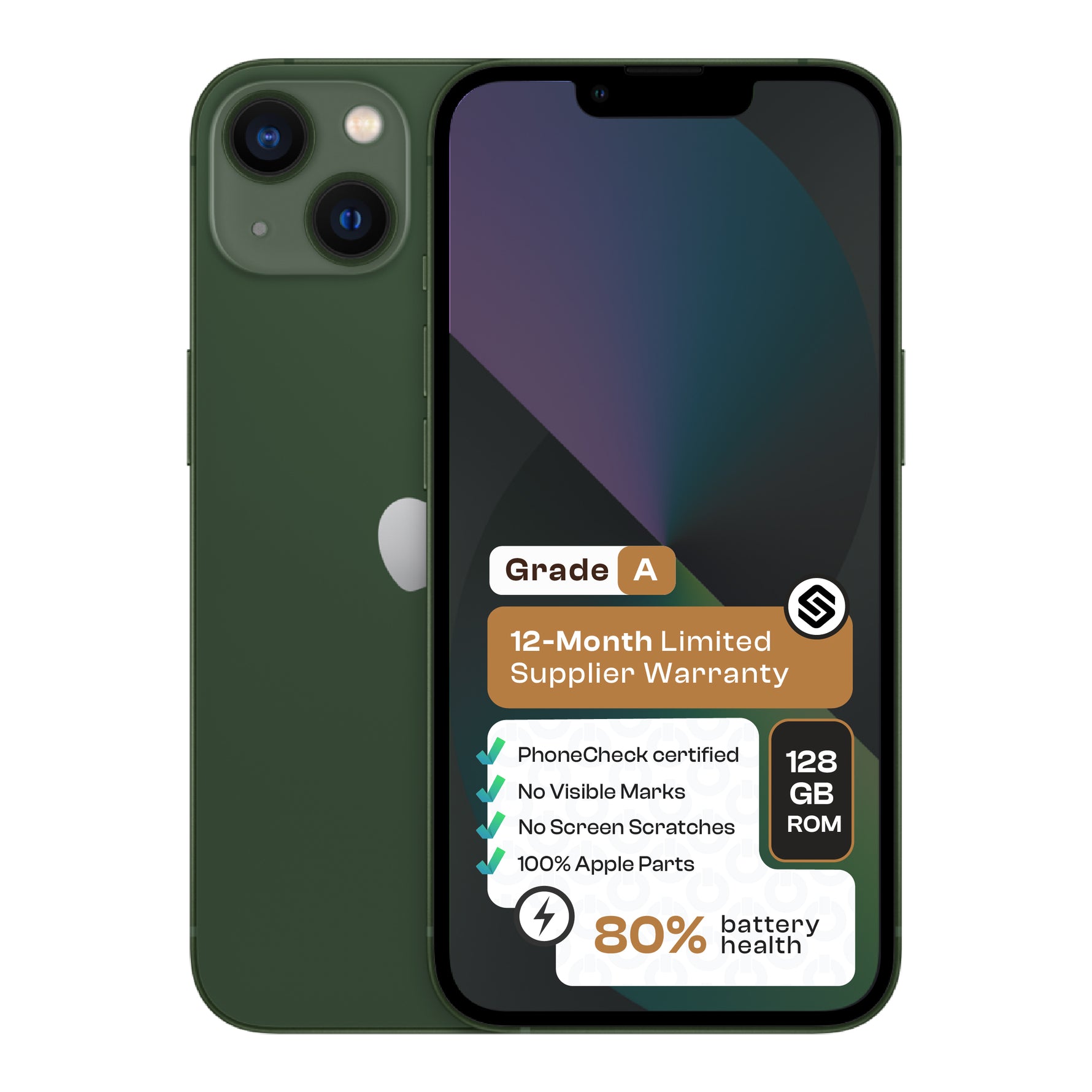 Apple iPhone 13 (CPO - Grade A) - Green